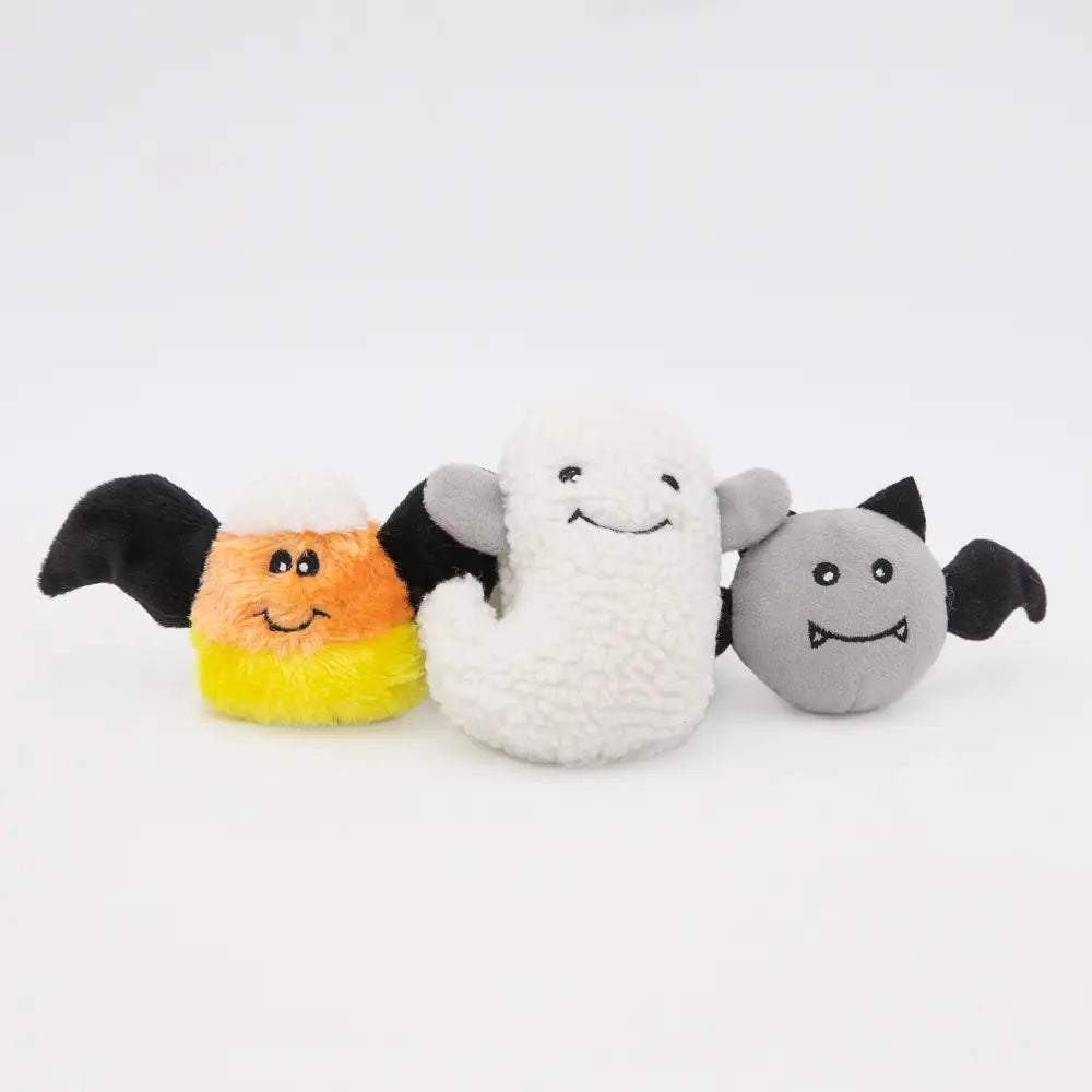 Lot de 3 minis peluches d'Halloween