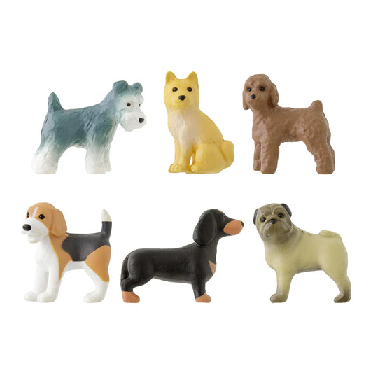 Mini magnets chiens x6