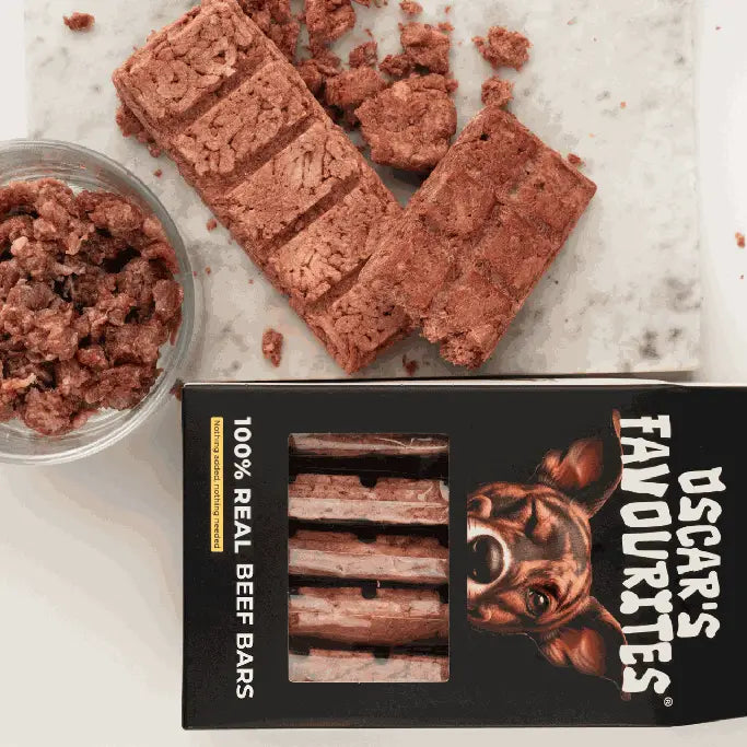 Barres de bœuf hâché