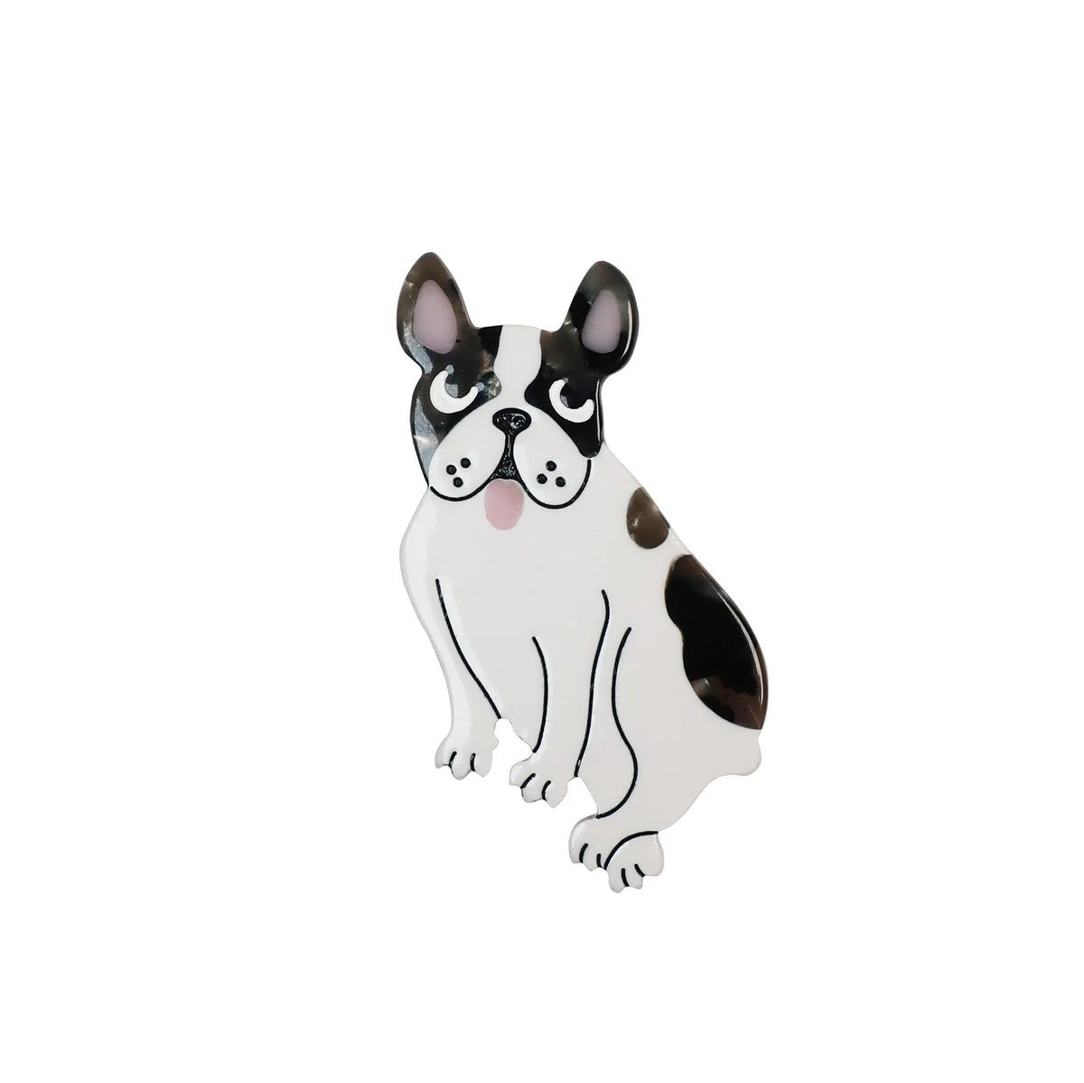 Barrette à cheveux Bouledogue