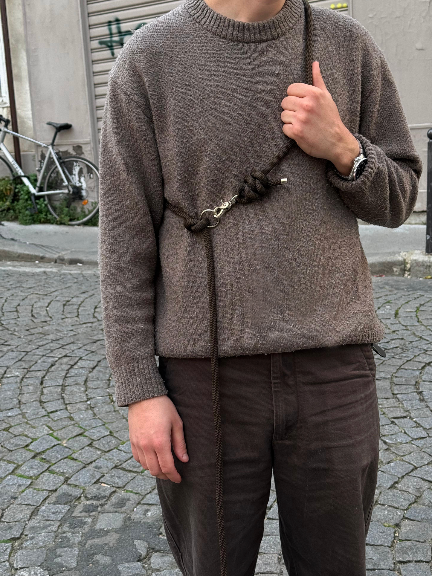 Laisse mains-libres corde Brownie