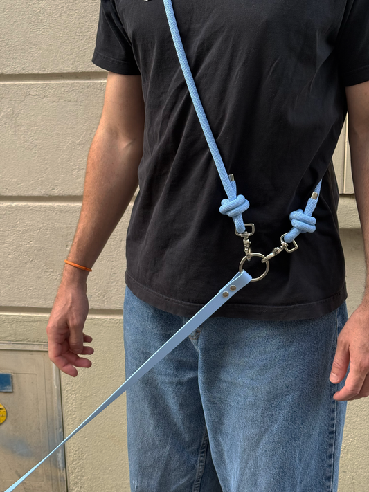 Laisse mains-libres 3 positions Cotton Candy