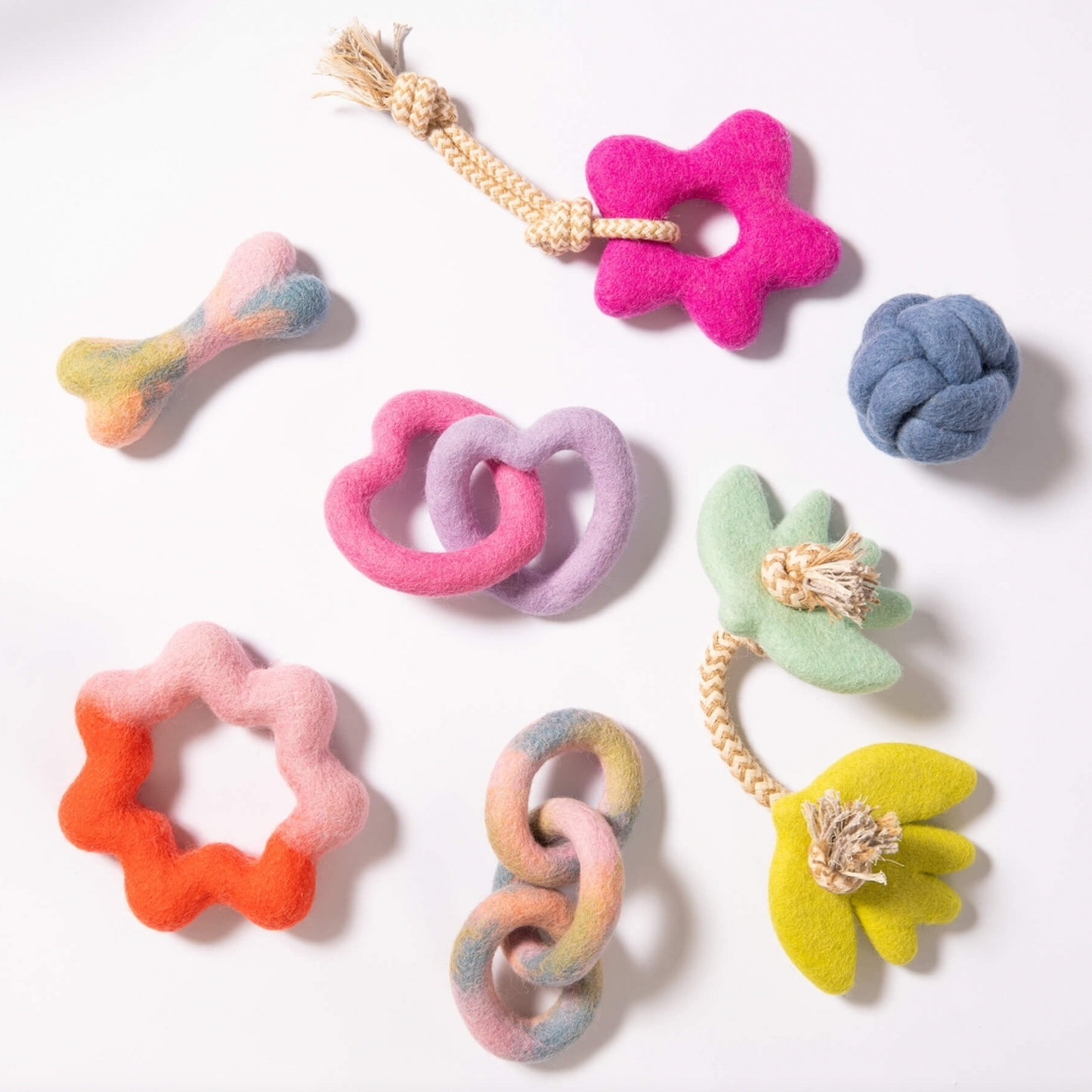 Jouet Wiggle Ring en feutre