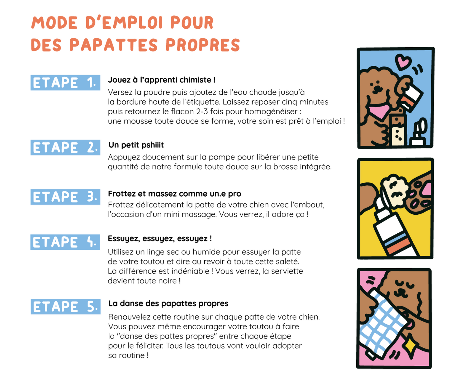 Recharge pour nettoyant pattes