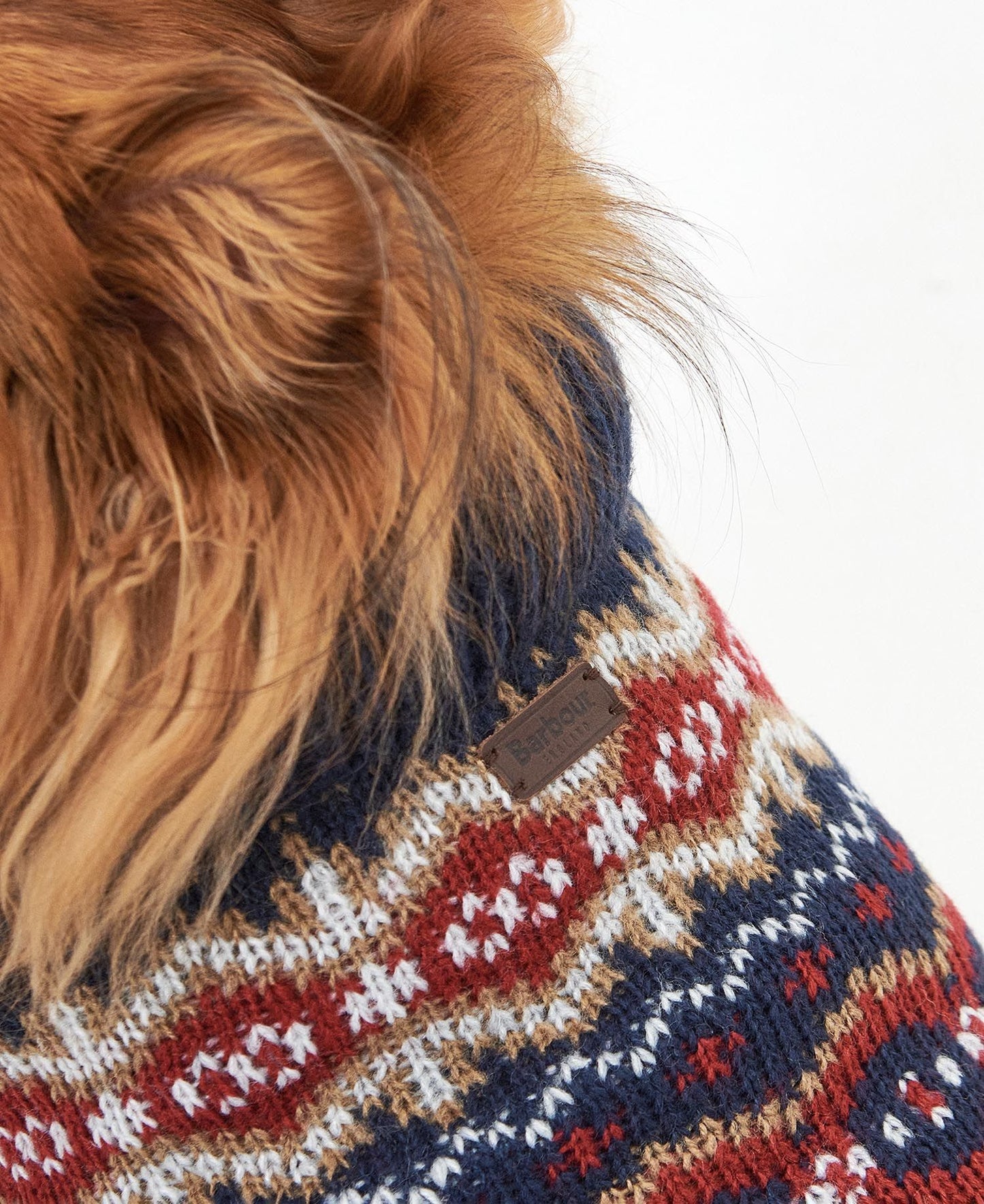 Barbour Pull Case Fair Isle Dog Blue Granite