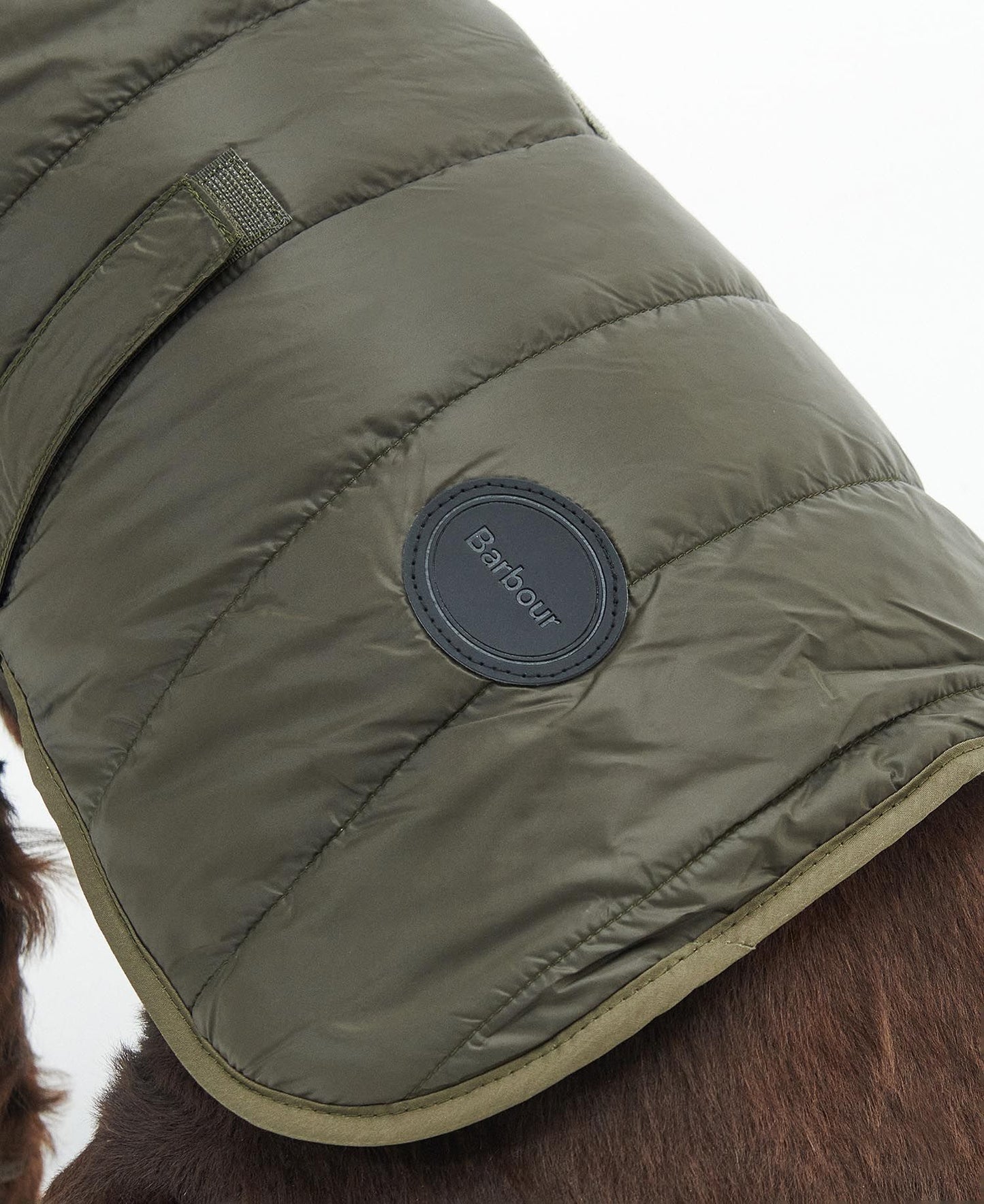 Doudoune Barbour Baffle Quilted Olive