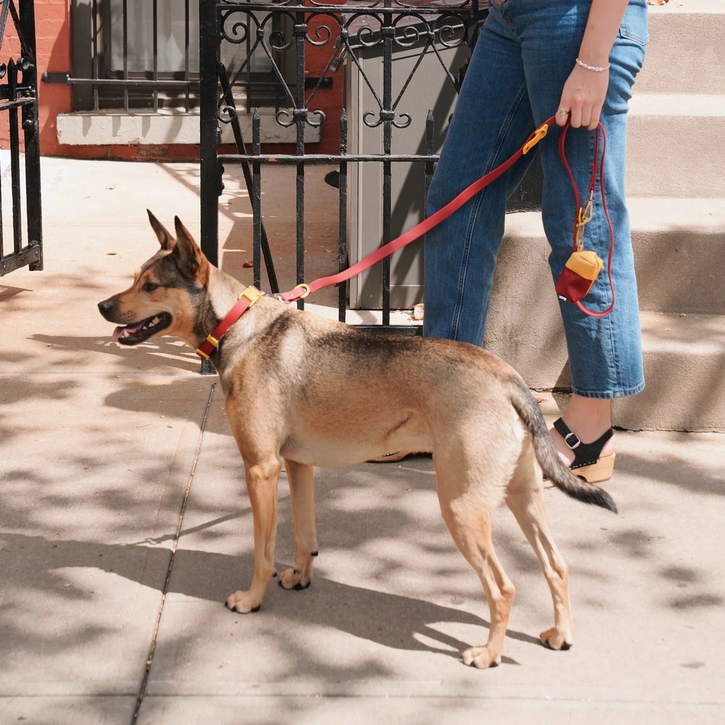 Collier imperméable bordeaux