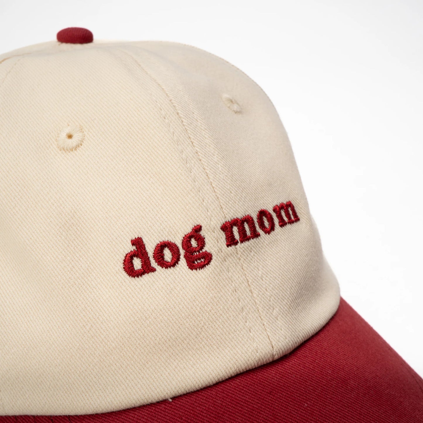 Casquette bicolore Dog Mom