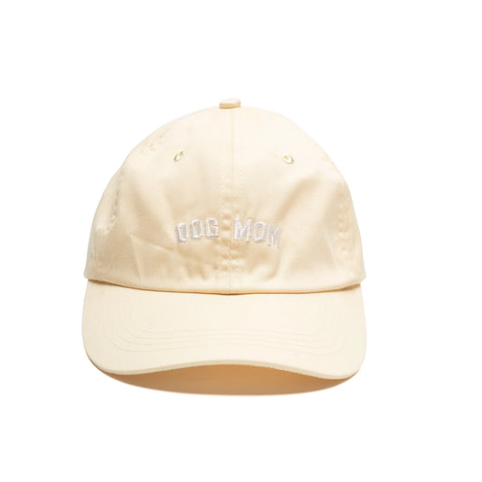 Casquette Dog Mom butter yellow