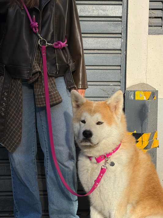 Collier bi-matière Raspberry Jam