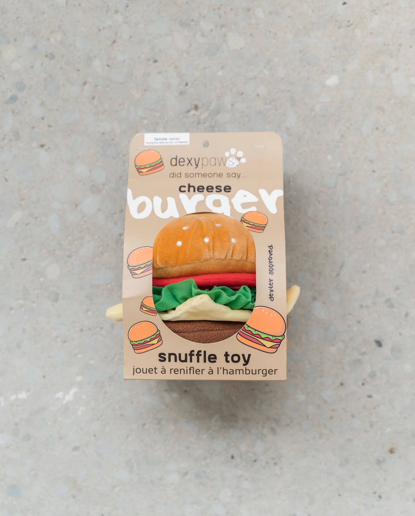 Cheeseburger de fouille