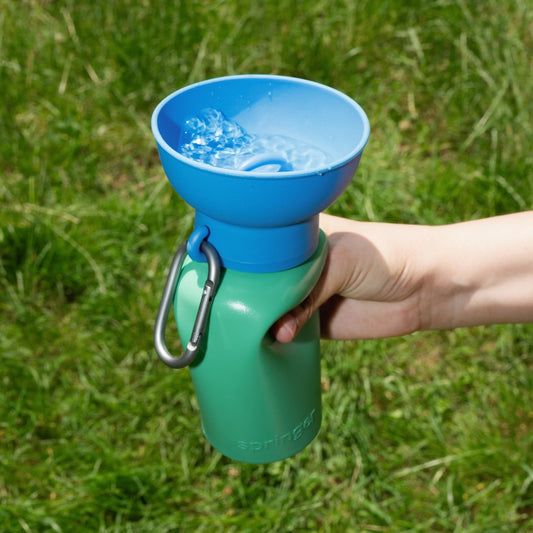 Gourde Flip avec gamelle rétractable 59cl bicolore