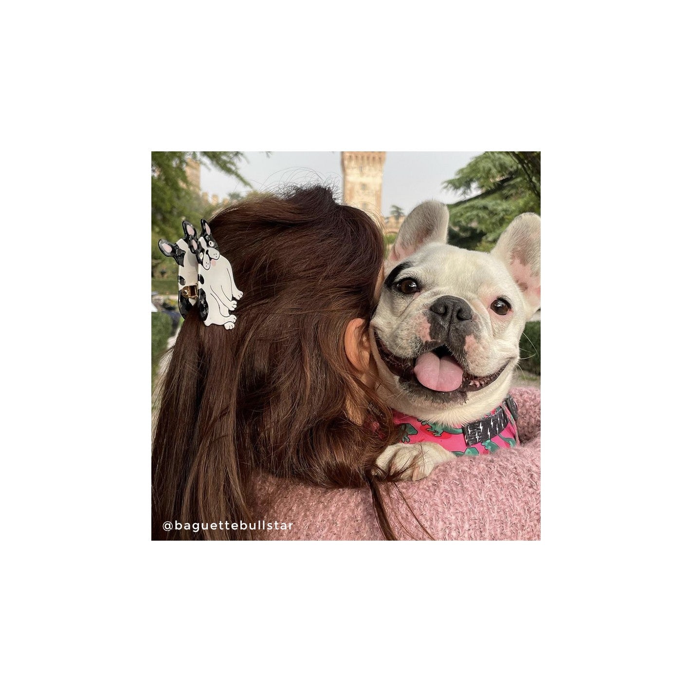 Pince à cheveux Bouledogue