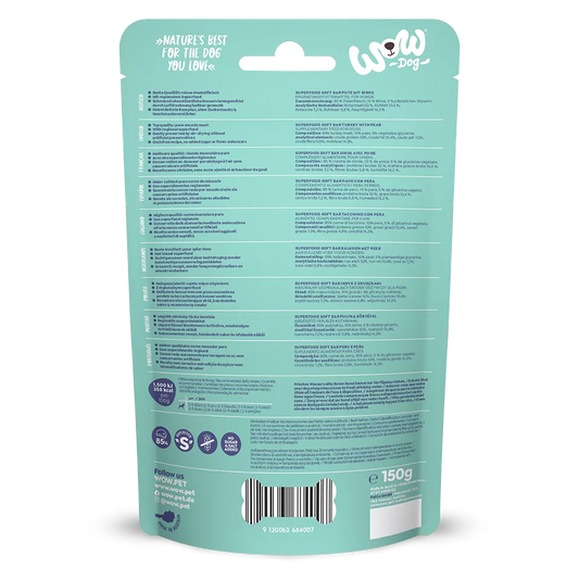 Friandises barres Superfood Dinde et Poire