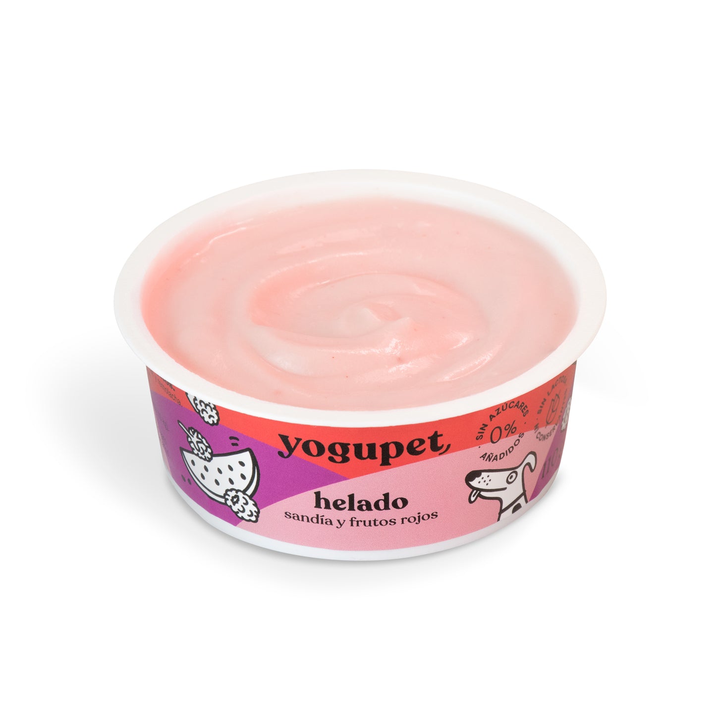 Crème glacée pour chiens fruits rouges