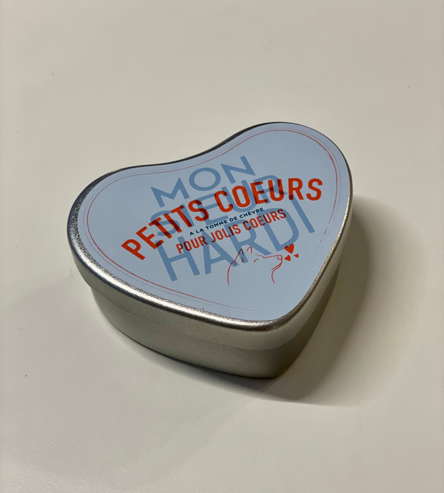 Friandises petits cœurs tomme de chèvre