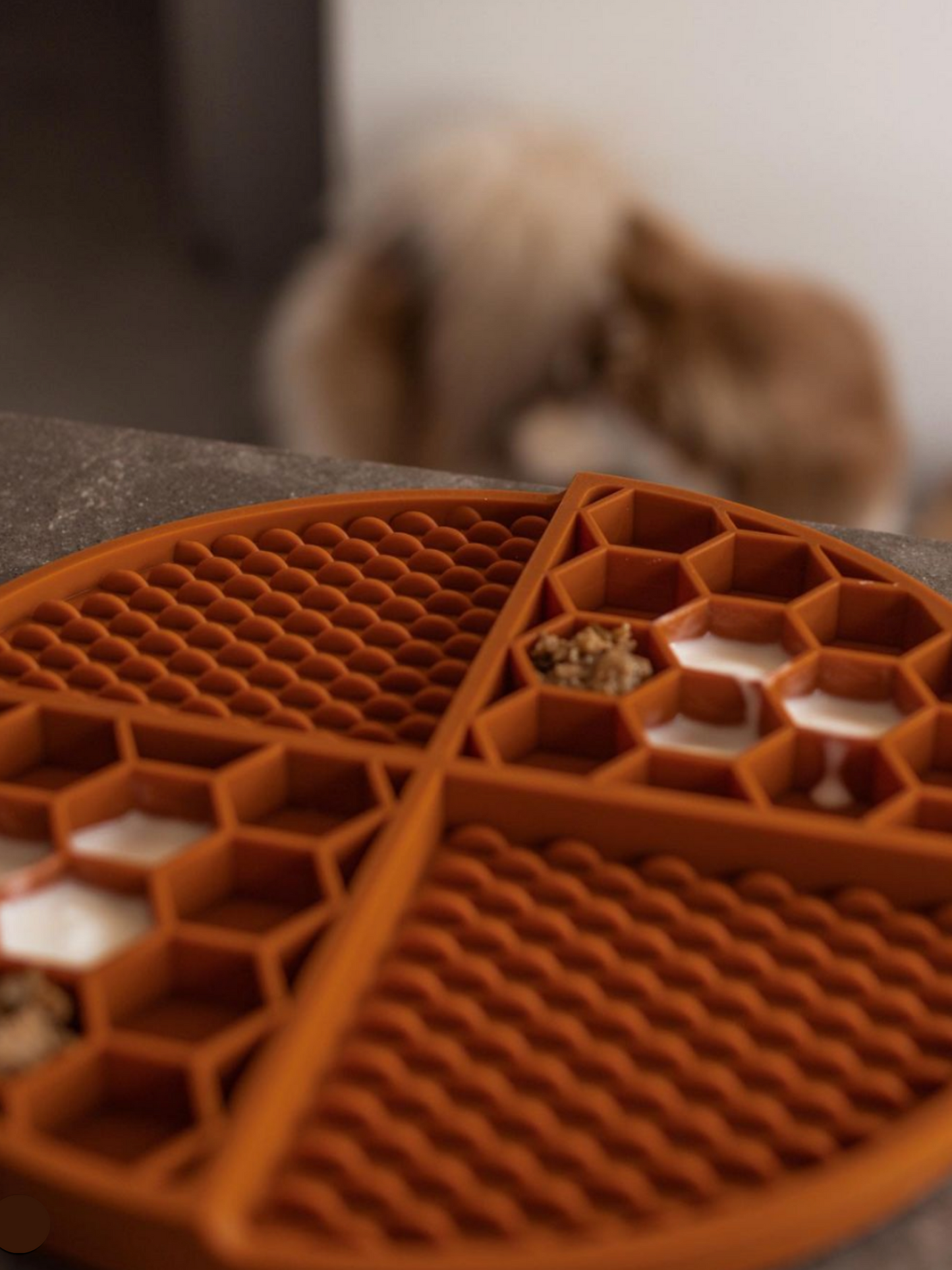 Tapis de léchage à ventouses