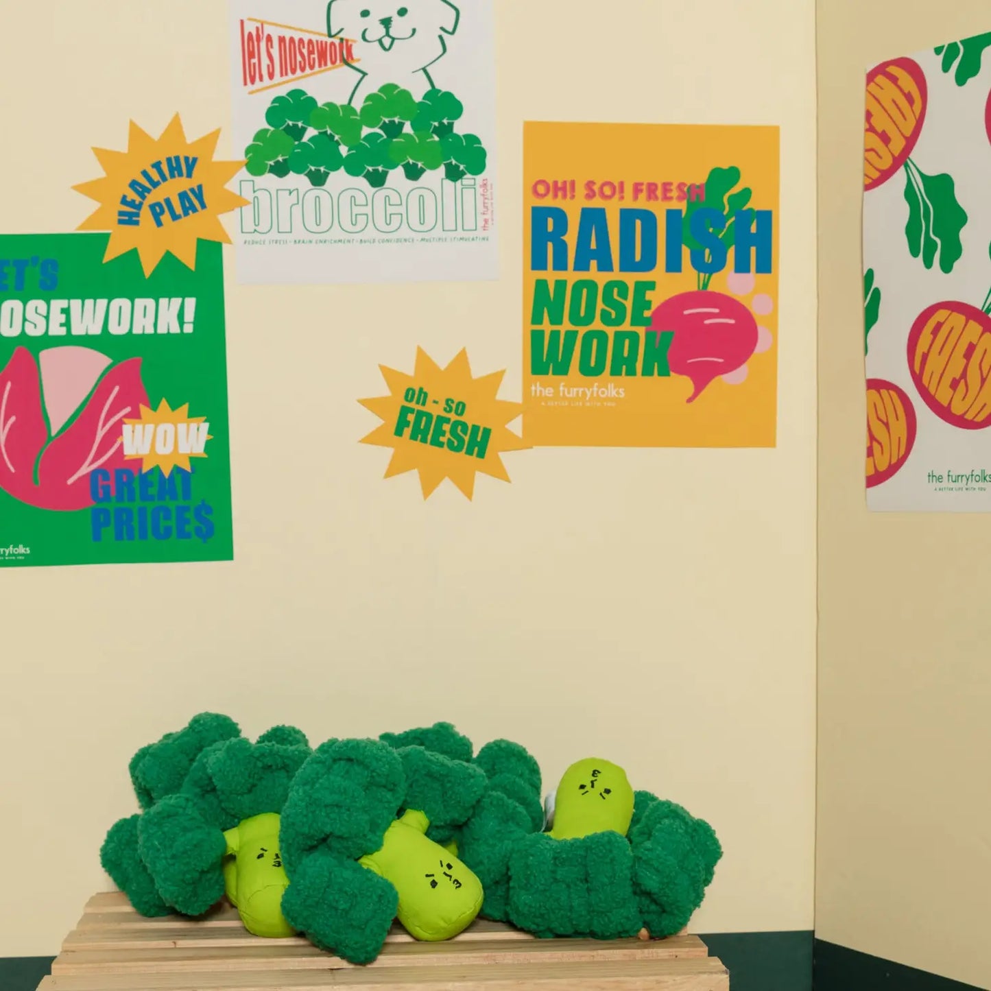 Jouet de fouille Brocoli