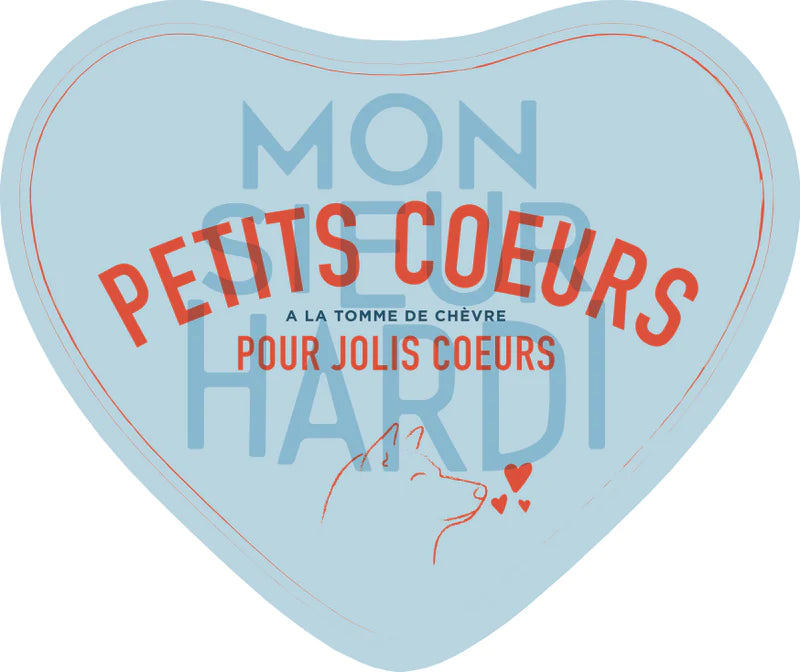 Friandises petits cœurs tomme de chèvre