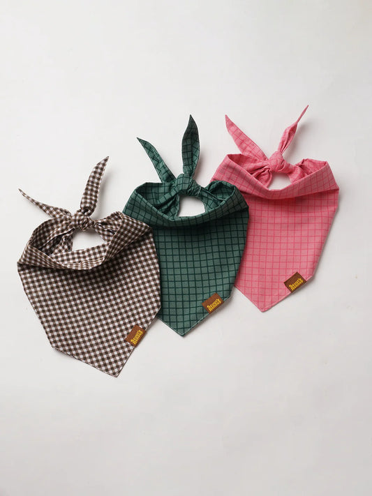 Bandana Pink Check