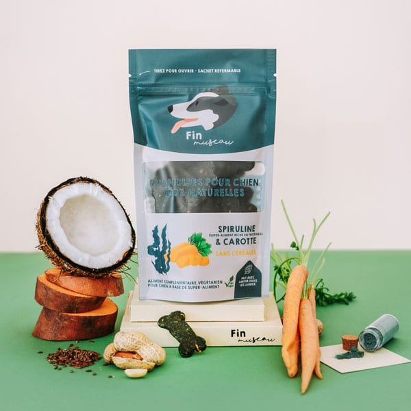 Friandises spiruline et carotte