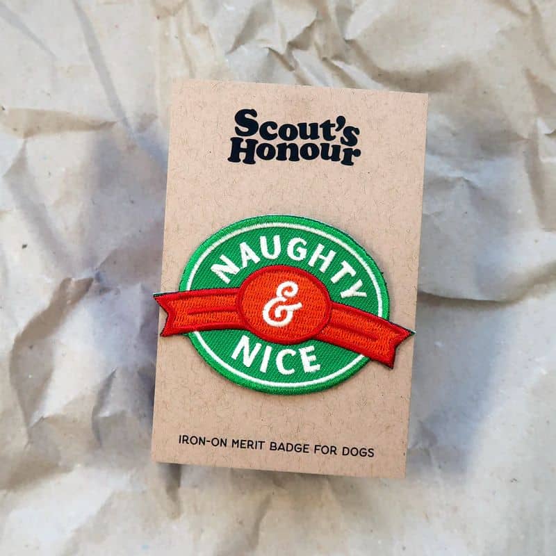 Badge "Naughty & nice"