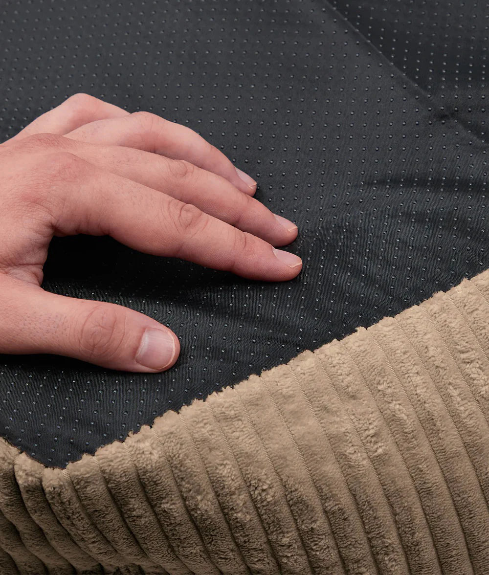 Panier Snozy Velours côtelé marron