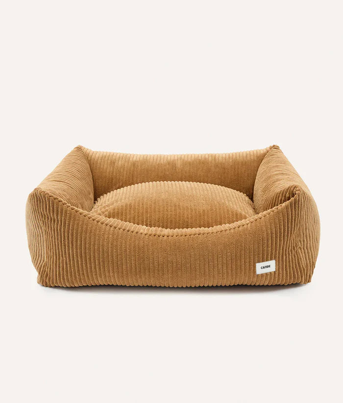 Panier Snozy Velours côtelé moutarde