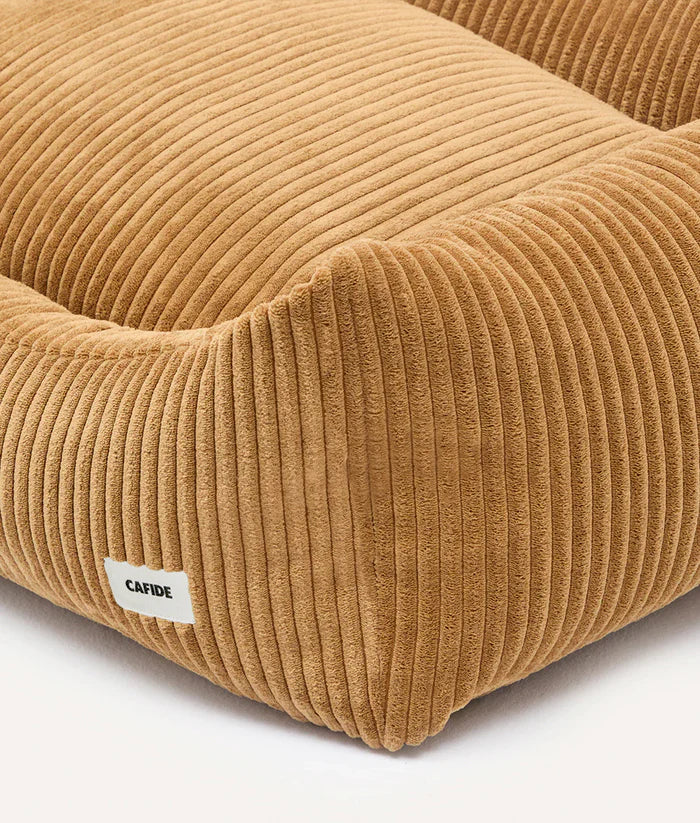 Panier Snozy Velours côtelé moutarde
