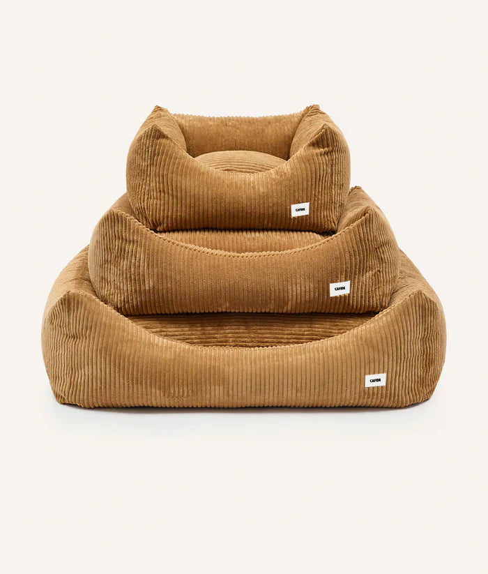 Panier Snozy Velours côtelé moutarde
