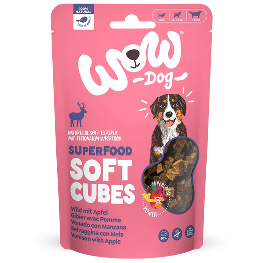 Friandises cubes Superfood Gibier et Pomme