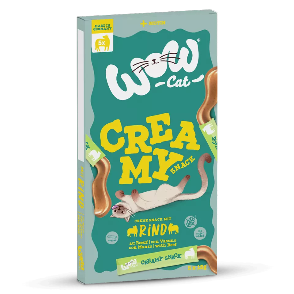 Creamy Snack Bœuf pour chat