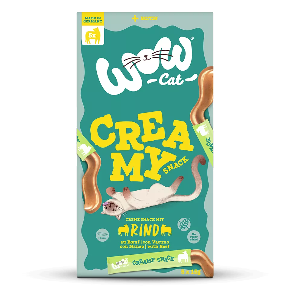 Creamy Snack Bœuf pour chat