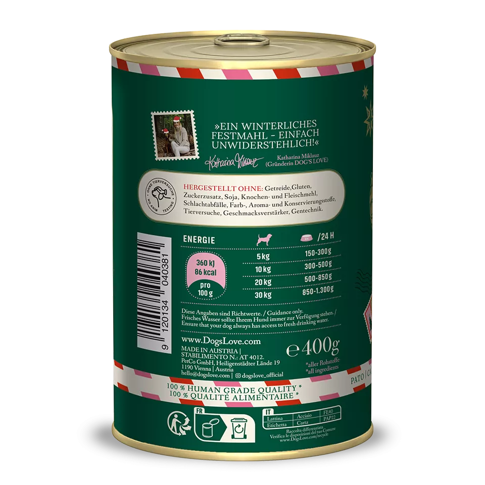 Repas de Noël au canard