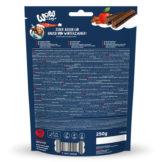 Sticks dentaires de Noël Strudel aux pommes