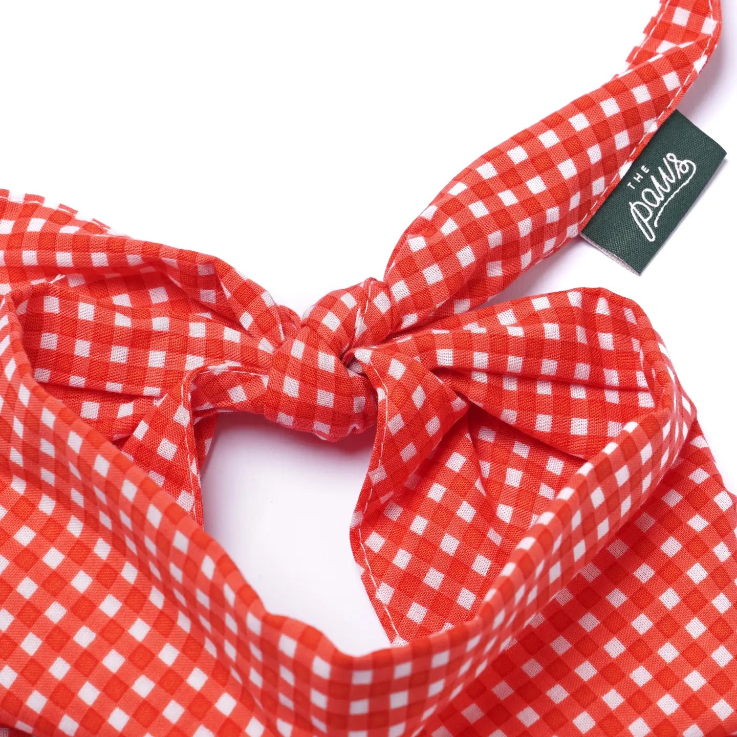 Bandana Vichy rouge