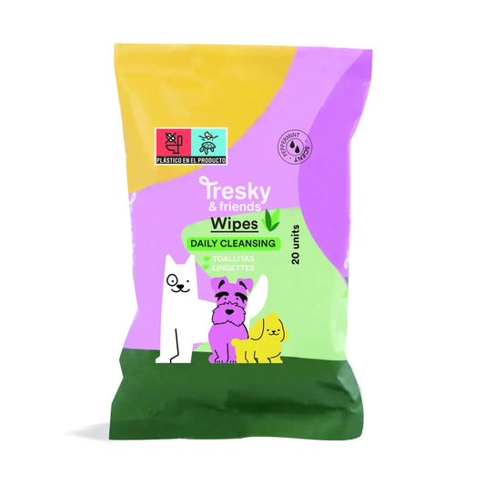 Lingettes nettoyantes pour animaux