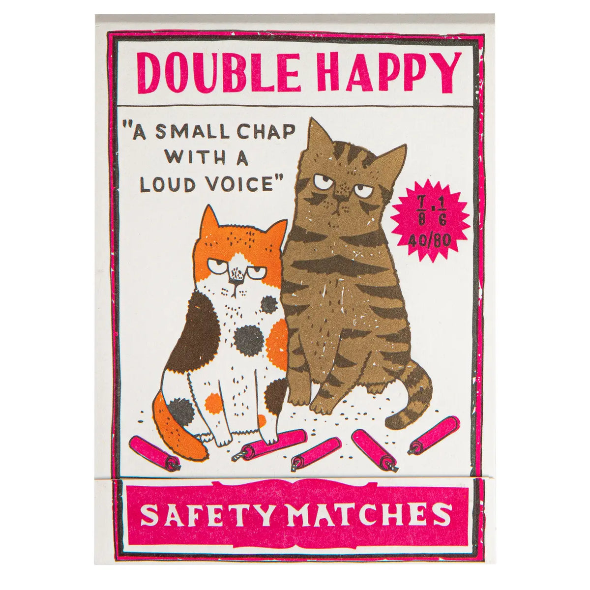 Pochettes de 10 allumettes Double happy Kitten