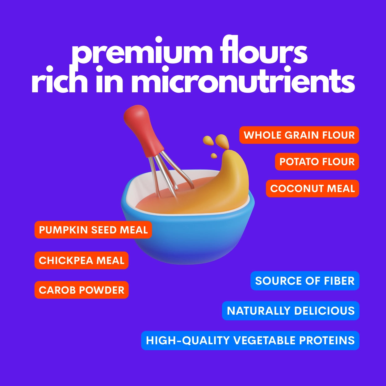 Friandises coco et pomme Pop a biscuit