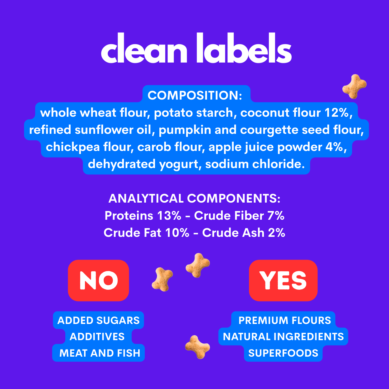 Friandises coco et pomme Pop a biscuit