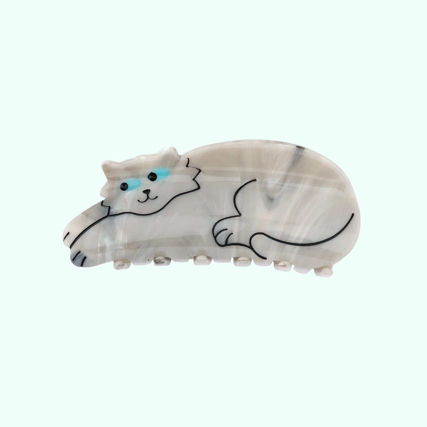 Pince à cheveux chat