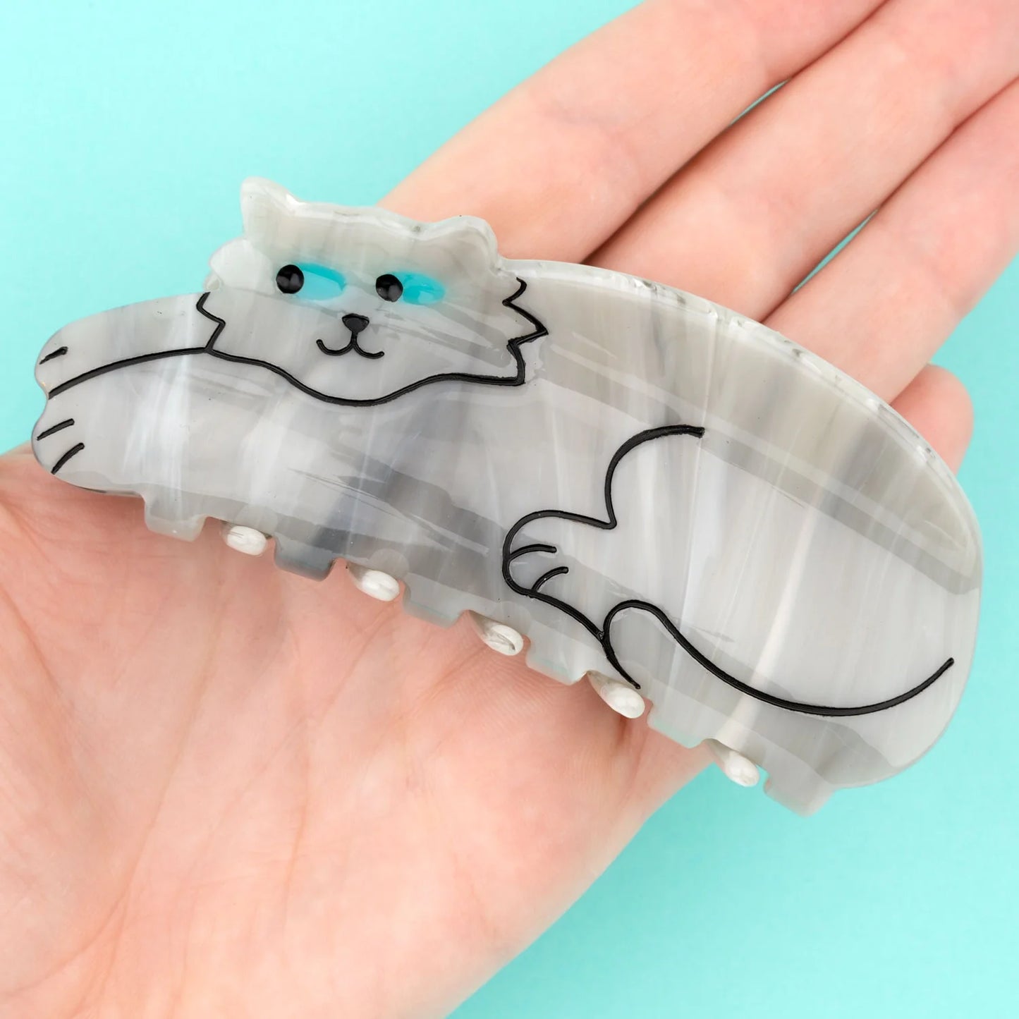 Pince à cheveux chat