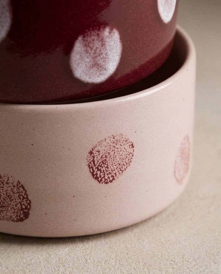 Gamelle en grès Dots