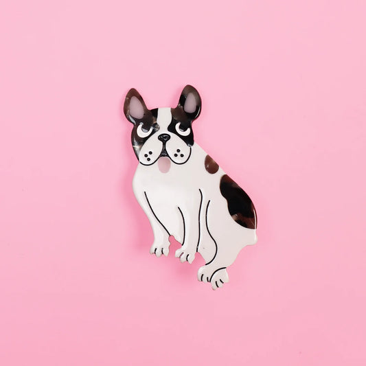 Barrette à cheveux Bouledogue
