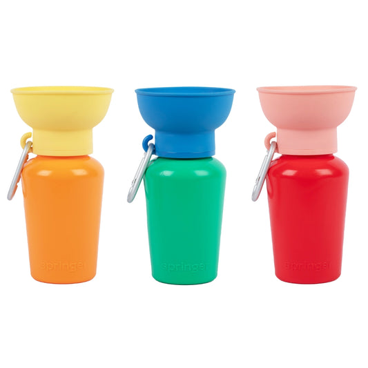 Gourde Flip avec gamelle rétractable 59cl bicolore