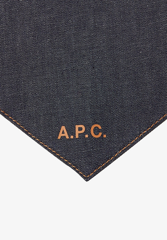 Bandana en denim A.P.C.
