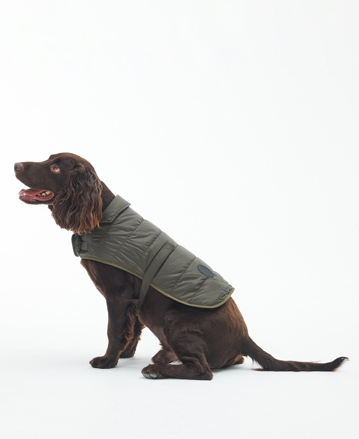 Doudoune Barbour Baffle Quilted Olive