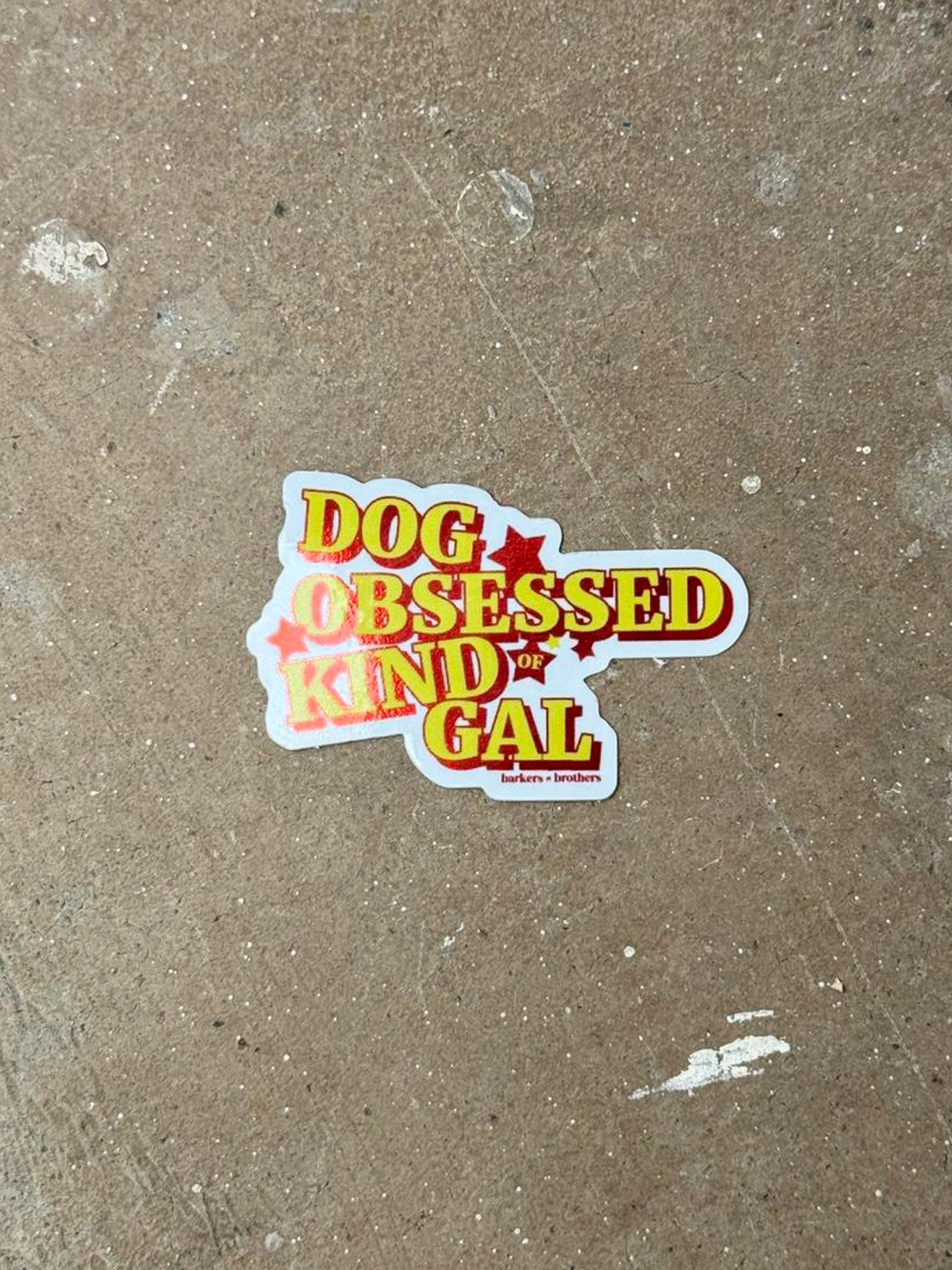 Autocollant Dog Obsessed Kind of Gal