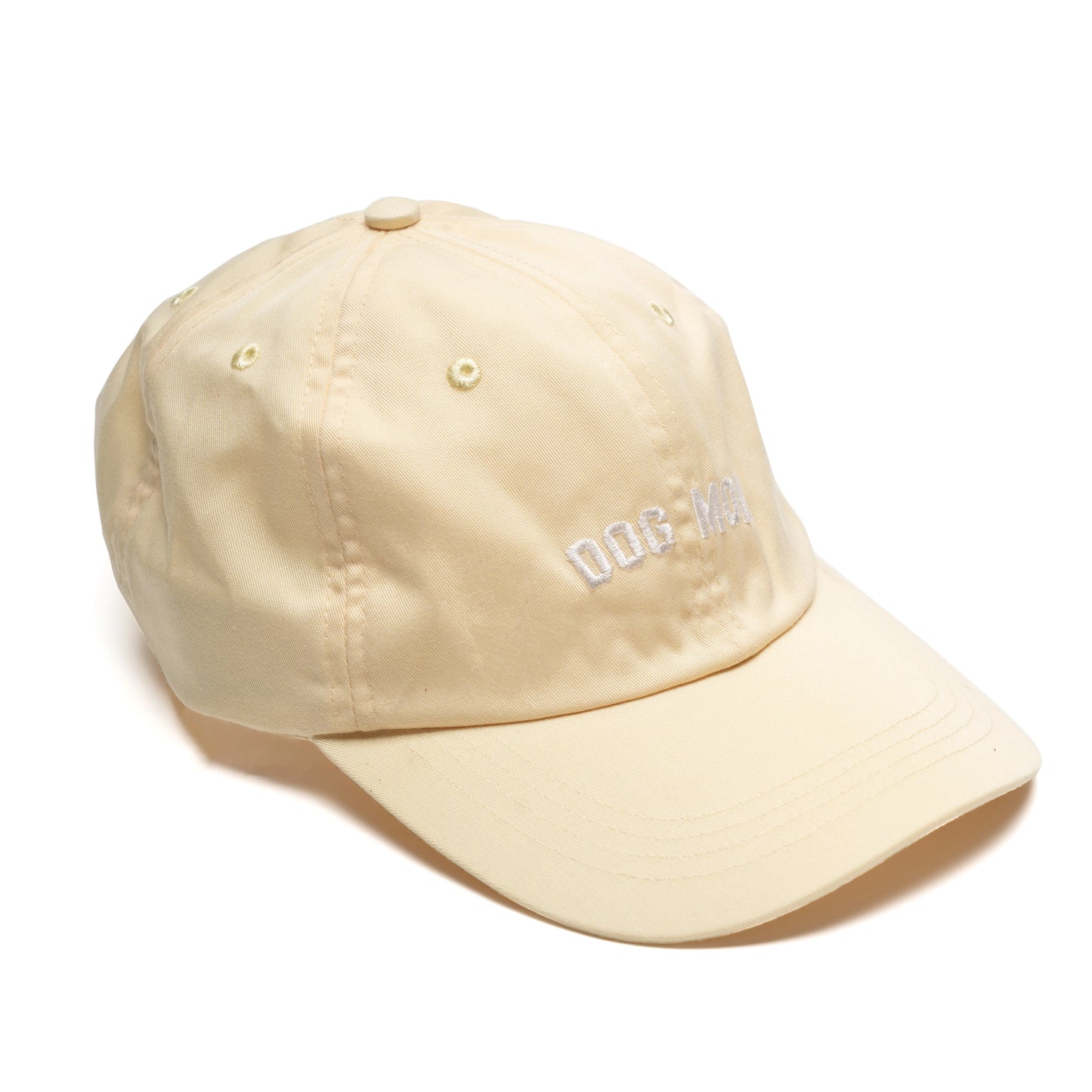 Casquette Dog Mom butter yellow