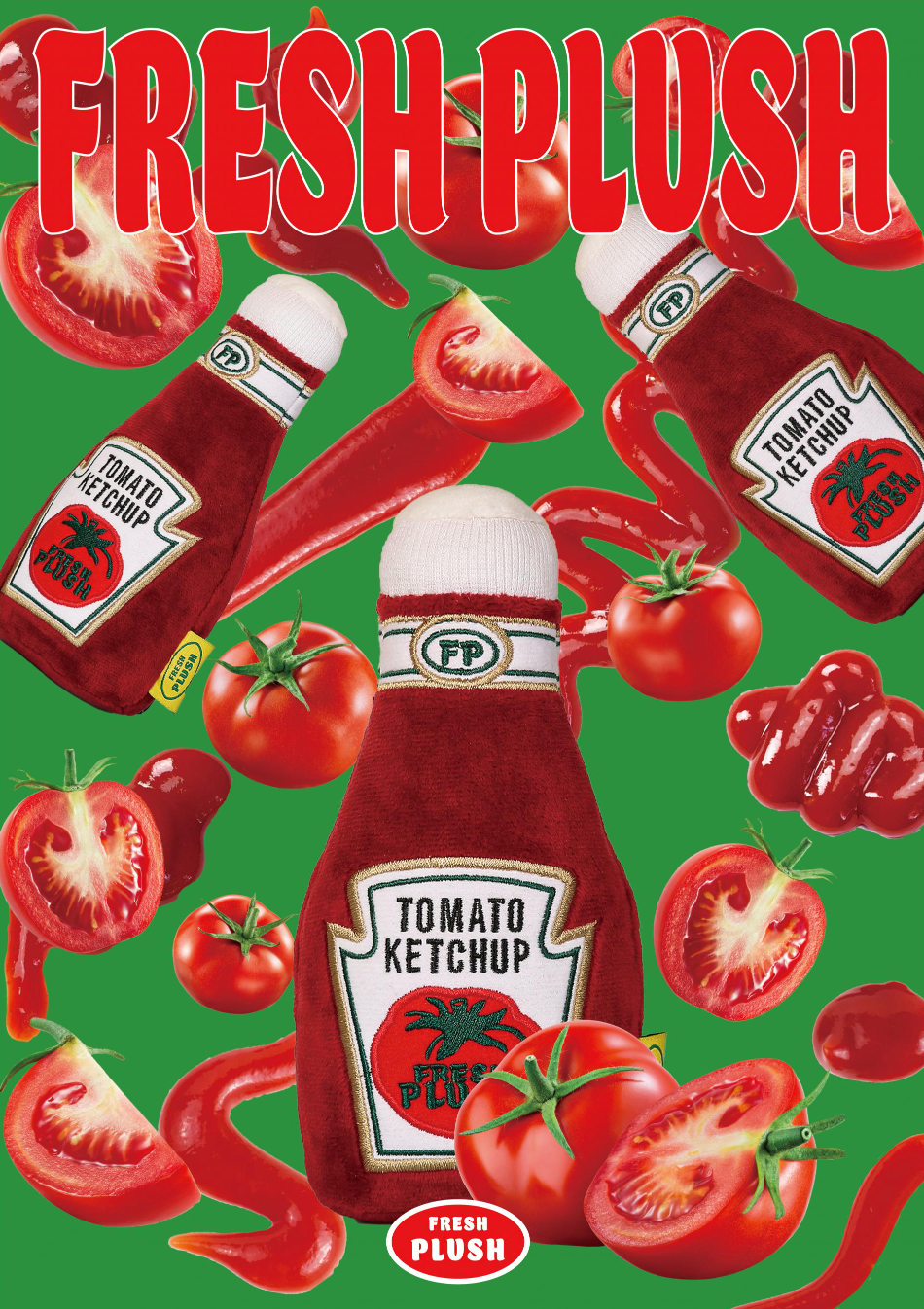 Jouet en peluche Tomato Ketchup